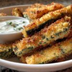 Air Fryer Zucchini Fries with Ranch