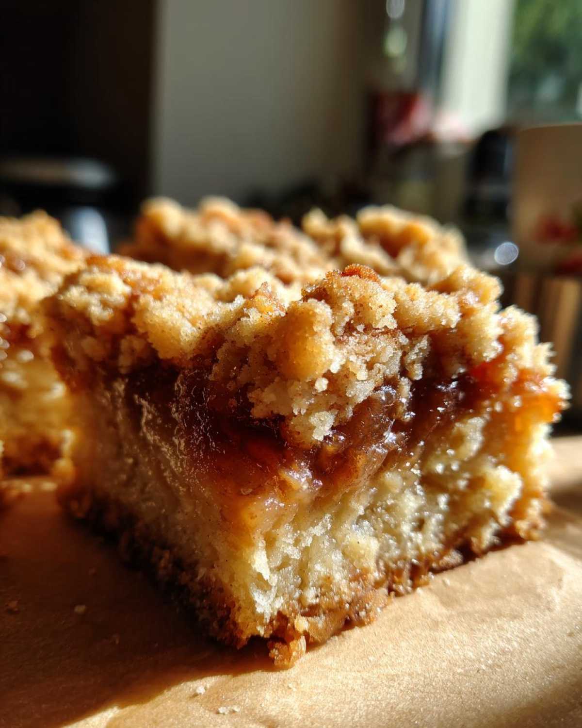 Apple Cinnamon Crumble Bars - detail 1