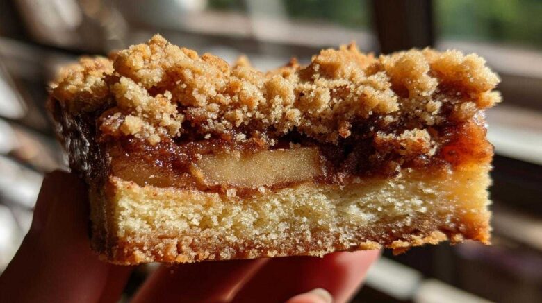 Apple Cinnamon Crumble Bars
