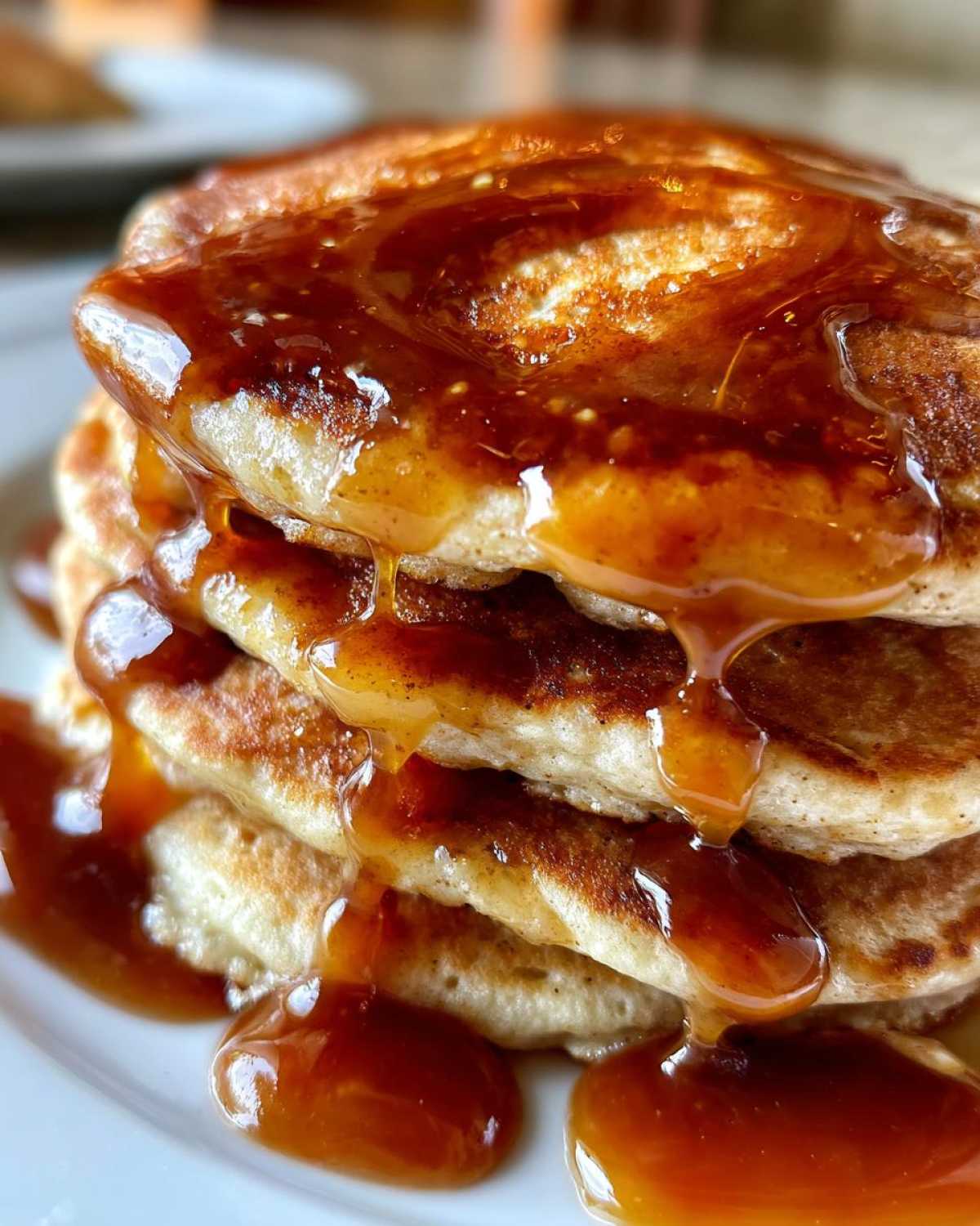 Applesauce Pancakes with Caramel Syrup - detail 3