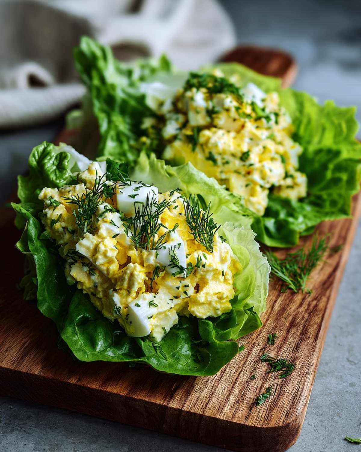 Avocado Egg Salad Lettuce Wraps - detail 2