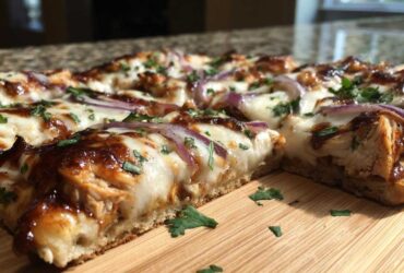 BBQ Chicken Flatbread Pizza