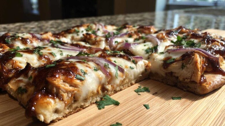BBQ Chicken Flatbread Pizza