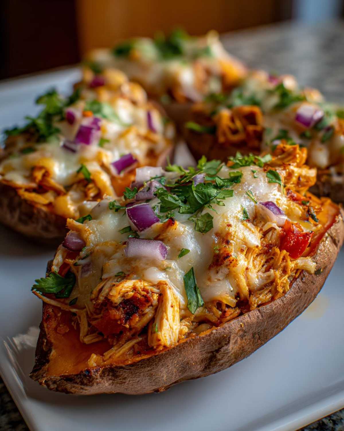 BBQ Chicken Stuffed Sweet Potatoes - detail 2