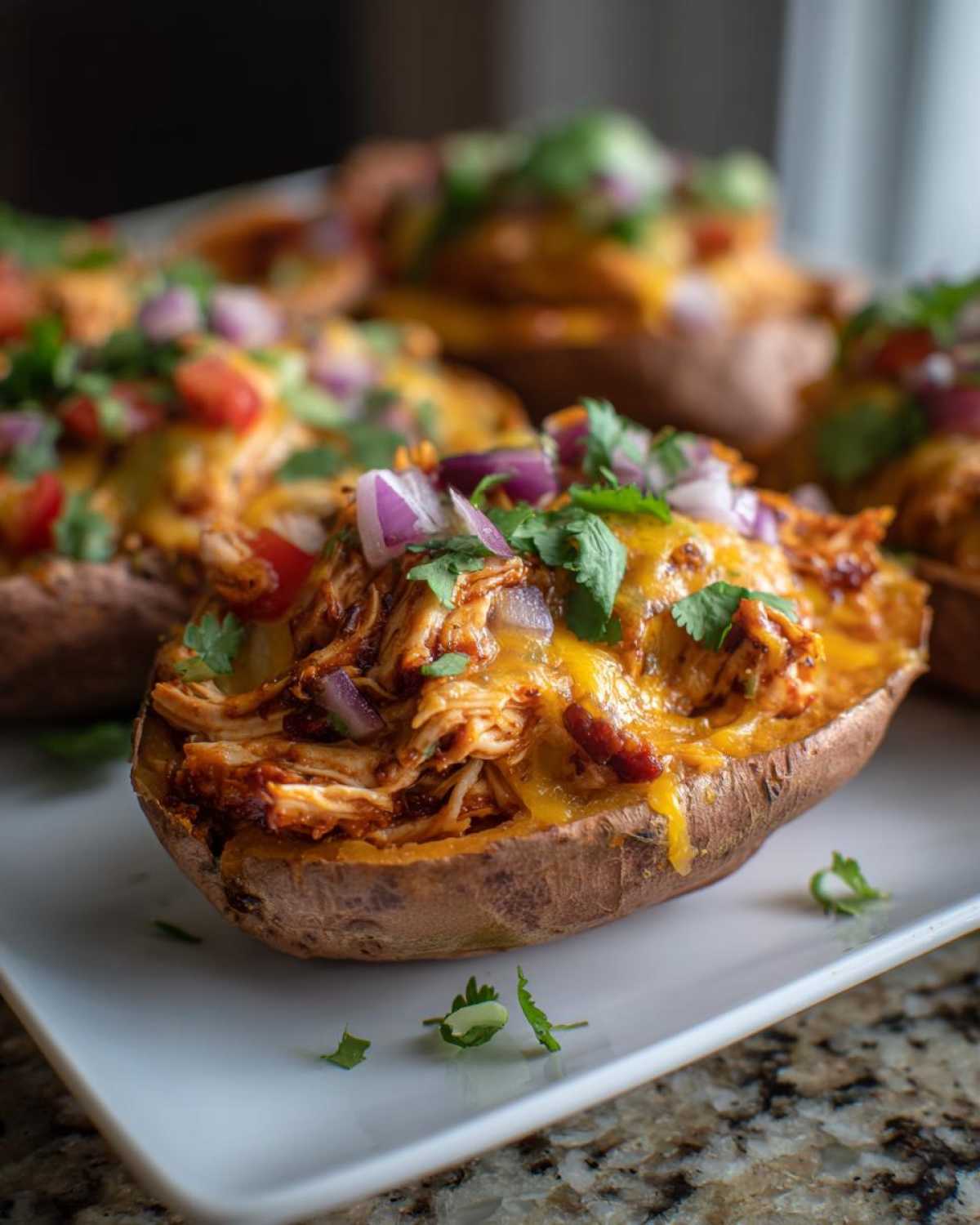BBQ Chicken Stuffed Sweet Potatoes - detail 3