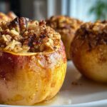 Baked Apples with Oatmeal Filling