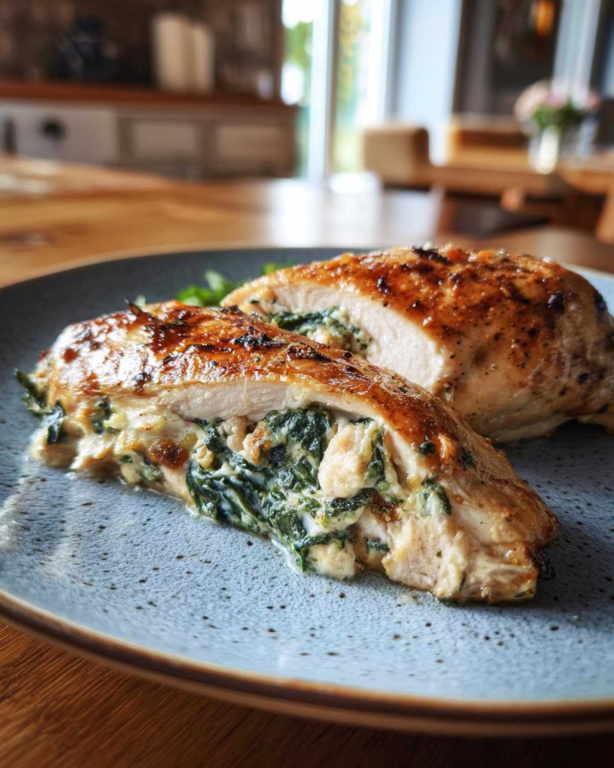 Baked Feta Stuffed Chicken - detail 2