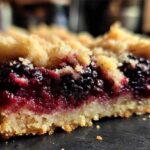 Blackberry Cobbler Bars