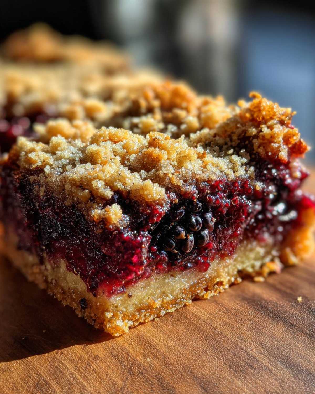 Blackberry Cobbler Bars - detail 4