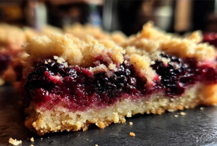 Blackberry Cobbler Bars