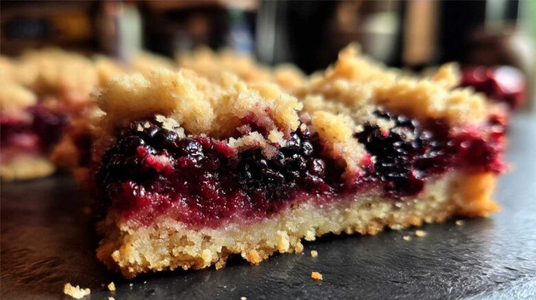 Blackberry Cobbler Bars