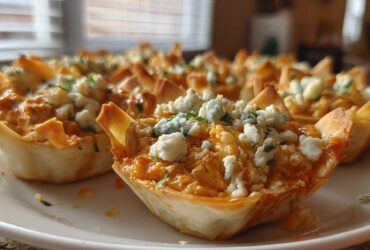 Buffalo Chicken Dip Cups