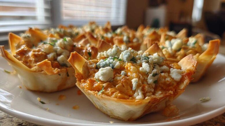 Buffalo Chicken Dip Cups