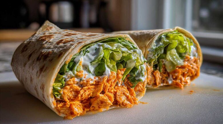 Buffalo Chicken Wraps with Ranch