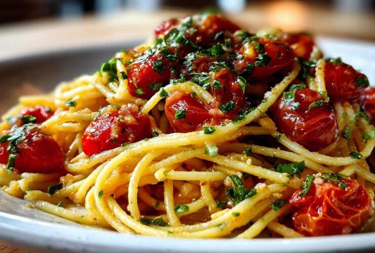 Burst Cherry Tomato Pasta