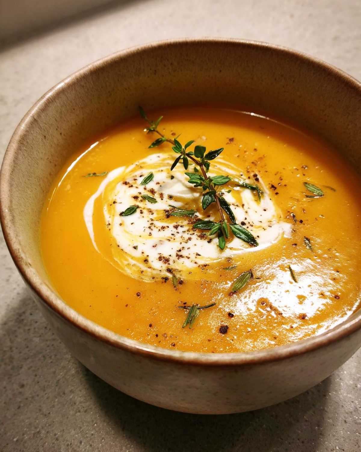 Butternut Squash Soup - detail 2