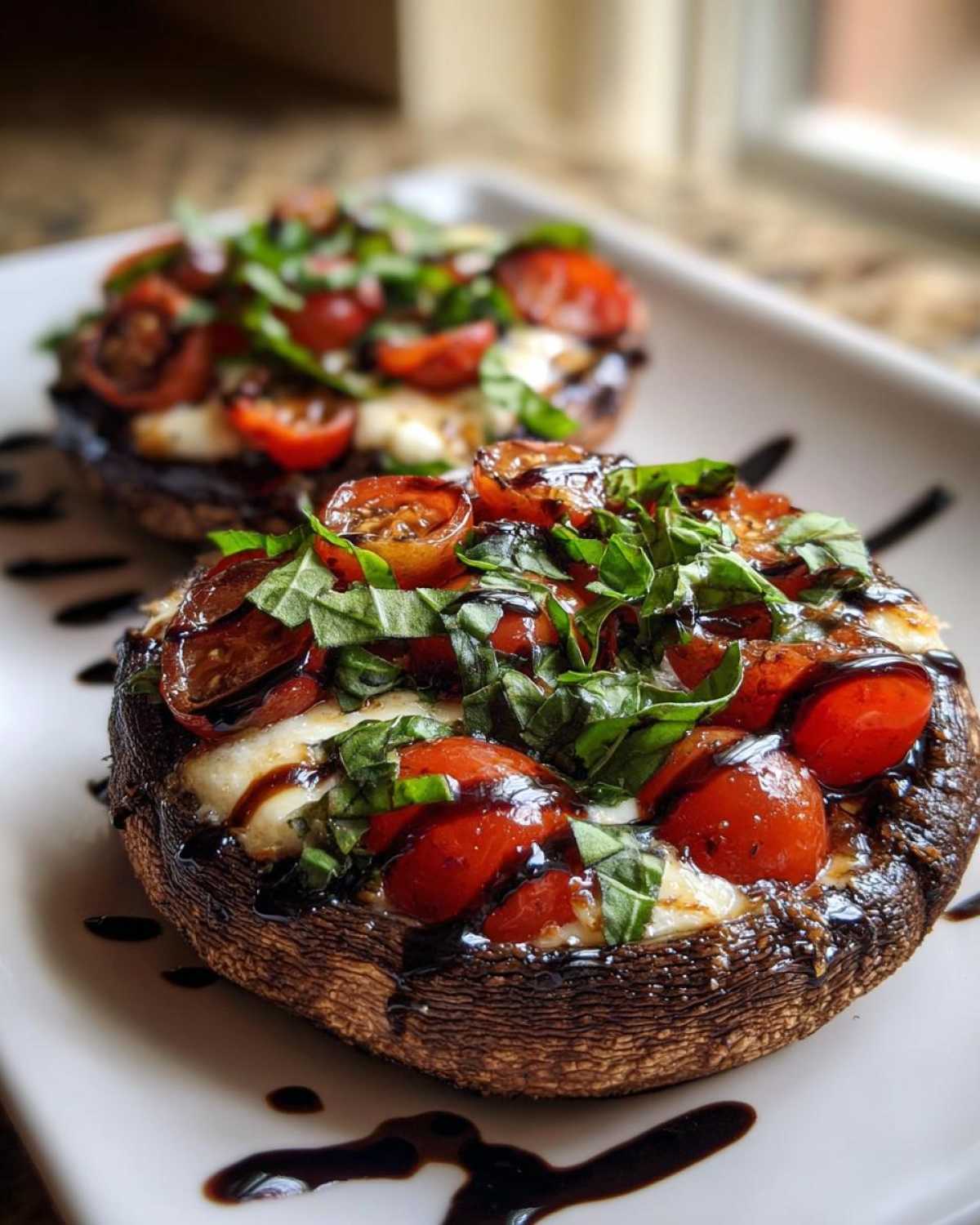 Caprese Stuffed Portobello Mushrooms - detail 3