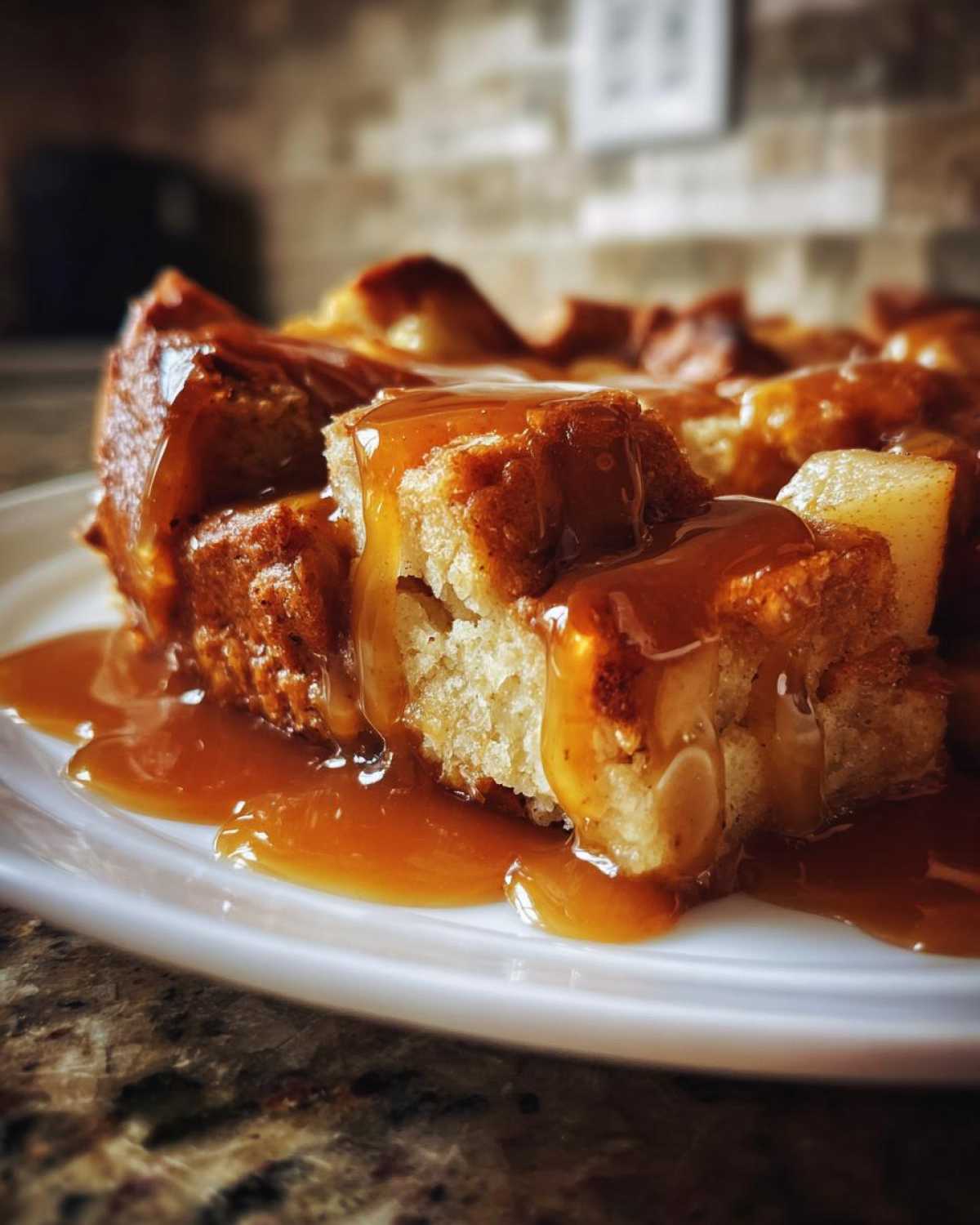 Caramel Apple Bread Pudding - detail 2