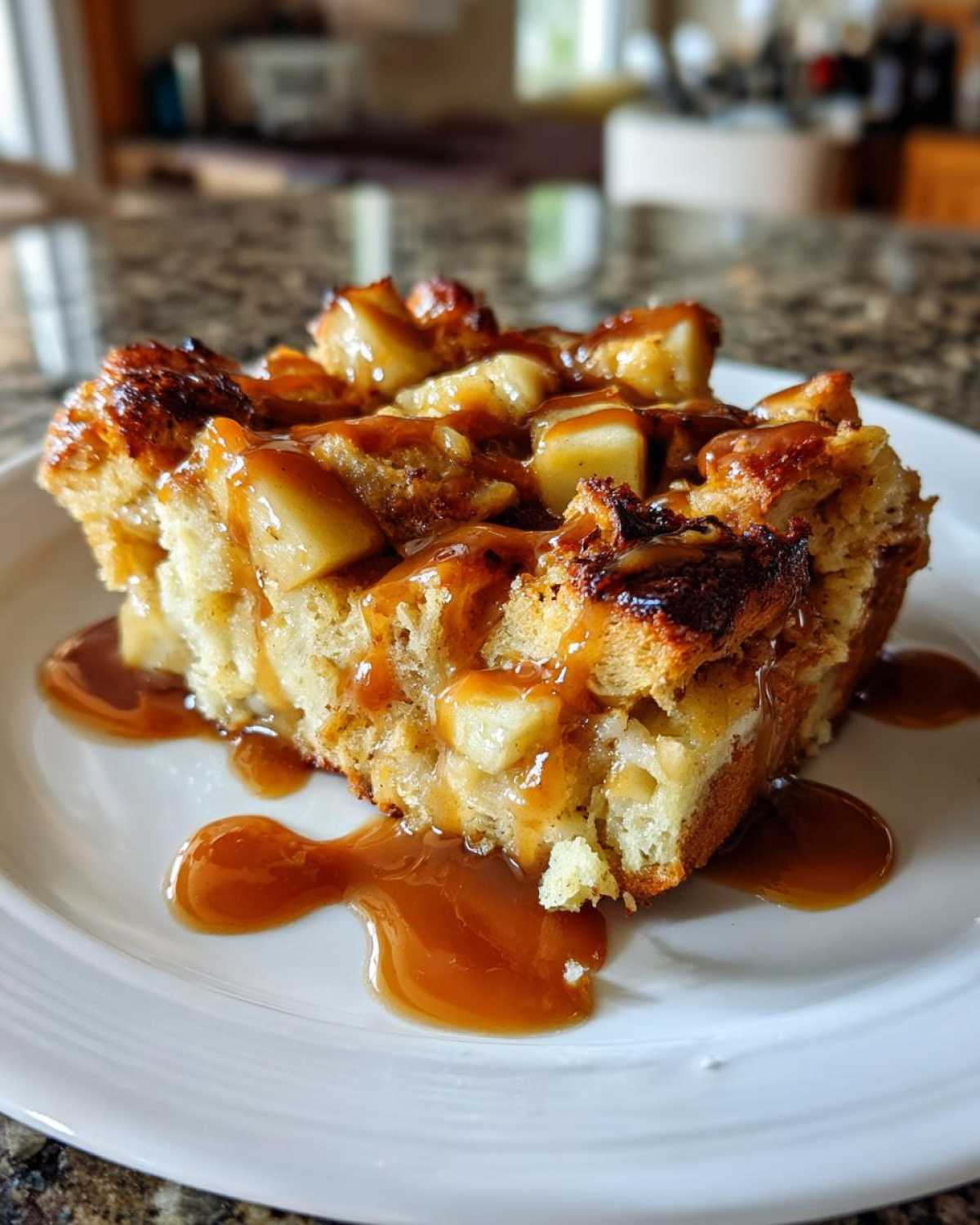 Caramel Apple Apple Bread Pudding - detail 3