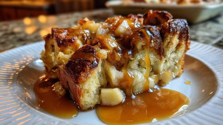 Caramel Apple Bread Pudding