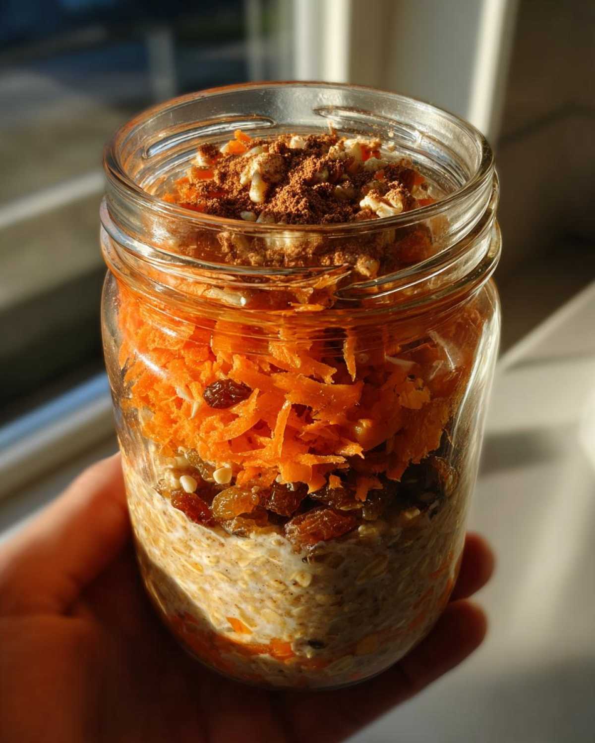 Carrot Cake Overnight Oats - detail 1