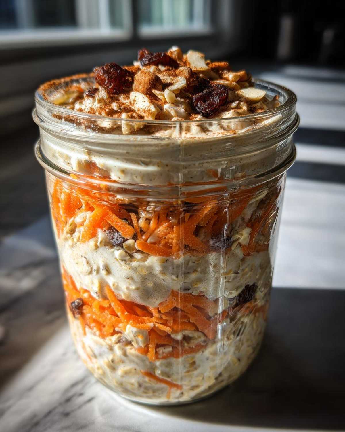 Carrot Cake Overnight Oats - detail 2