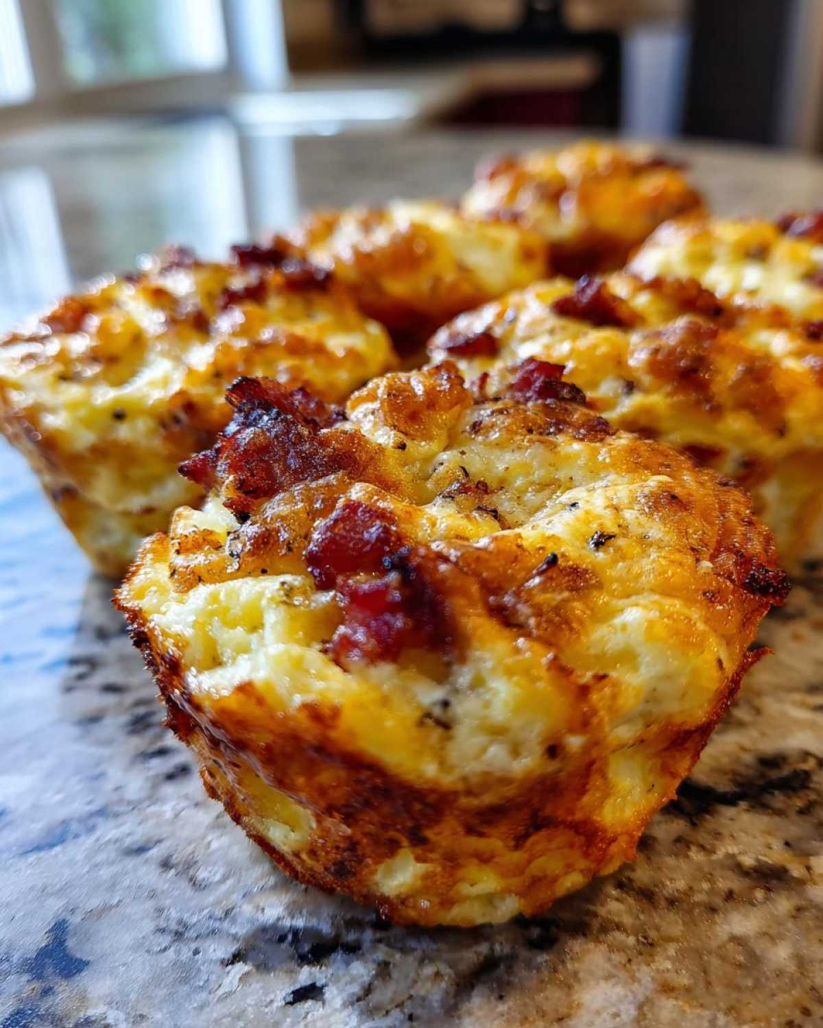 Cheddar Bacon Egg Muffins - detail 4