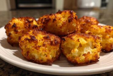 Cheesy Cauliflower Tots