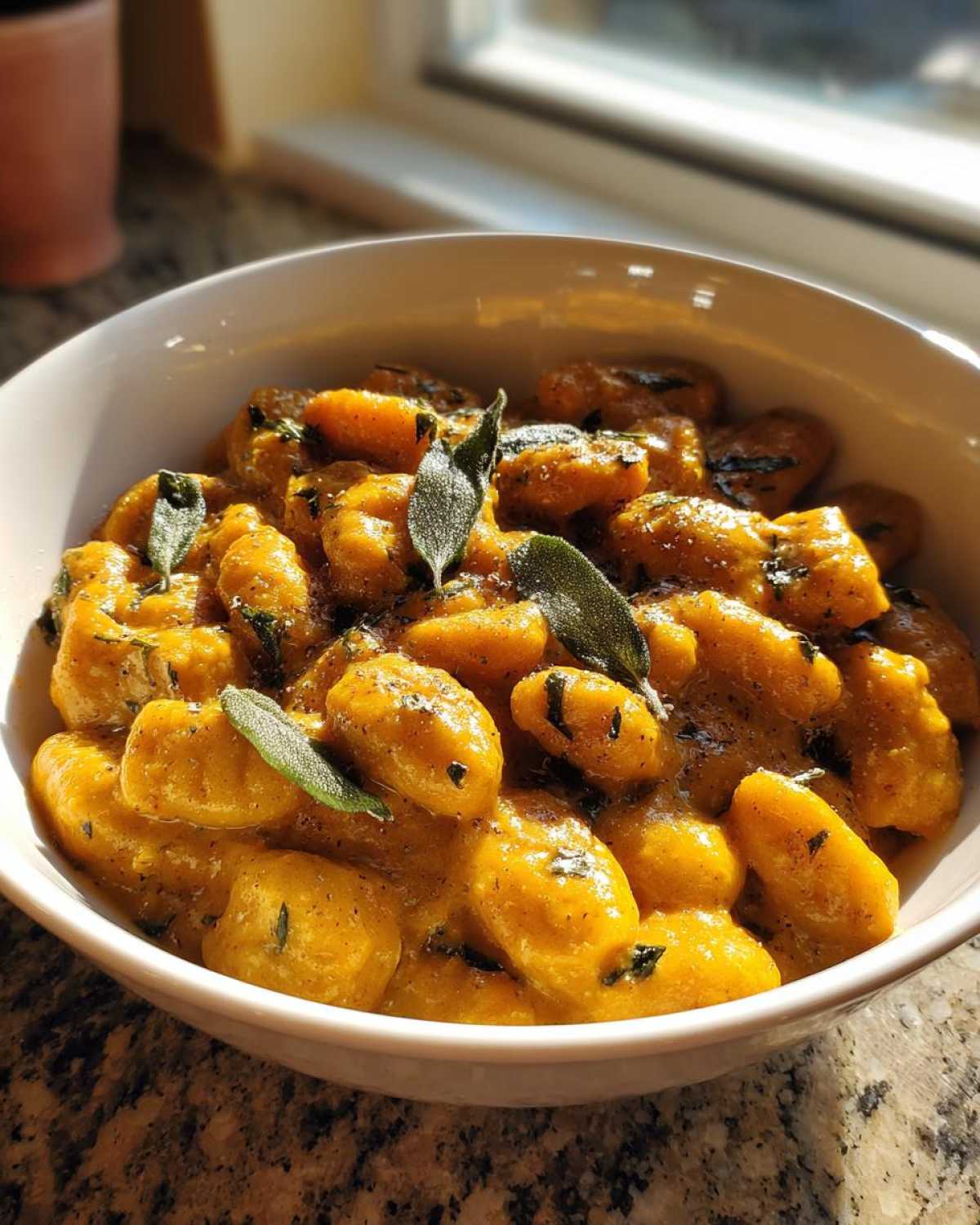 Cheesy Pumpkin Gnocchi - detail 2