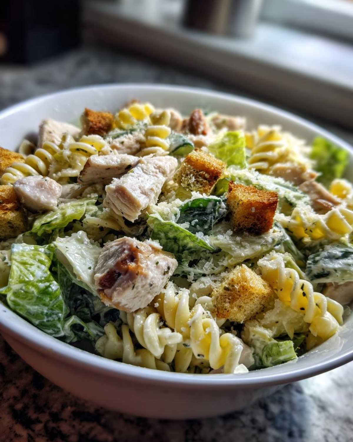 Chicken Caesar Pasta Salad - detail 2