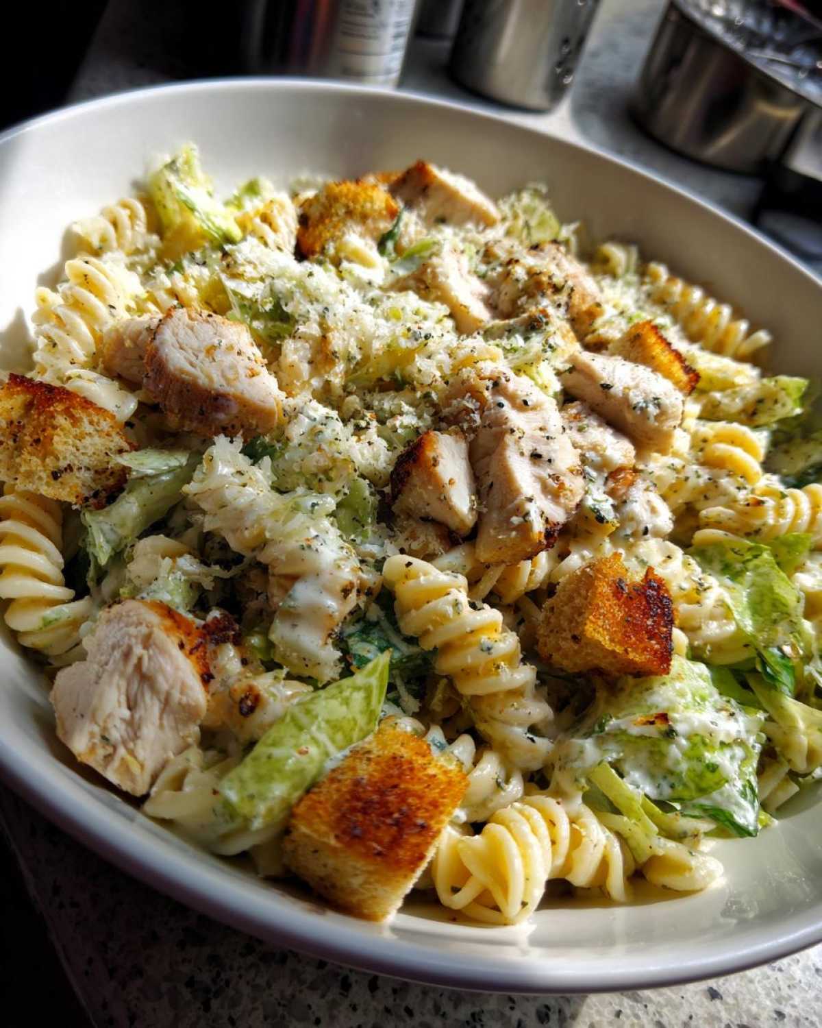Chicken Caesar Pasta Salad - detail 4