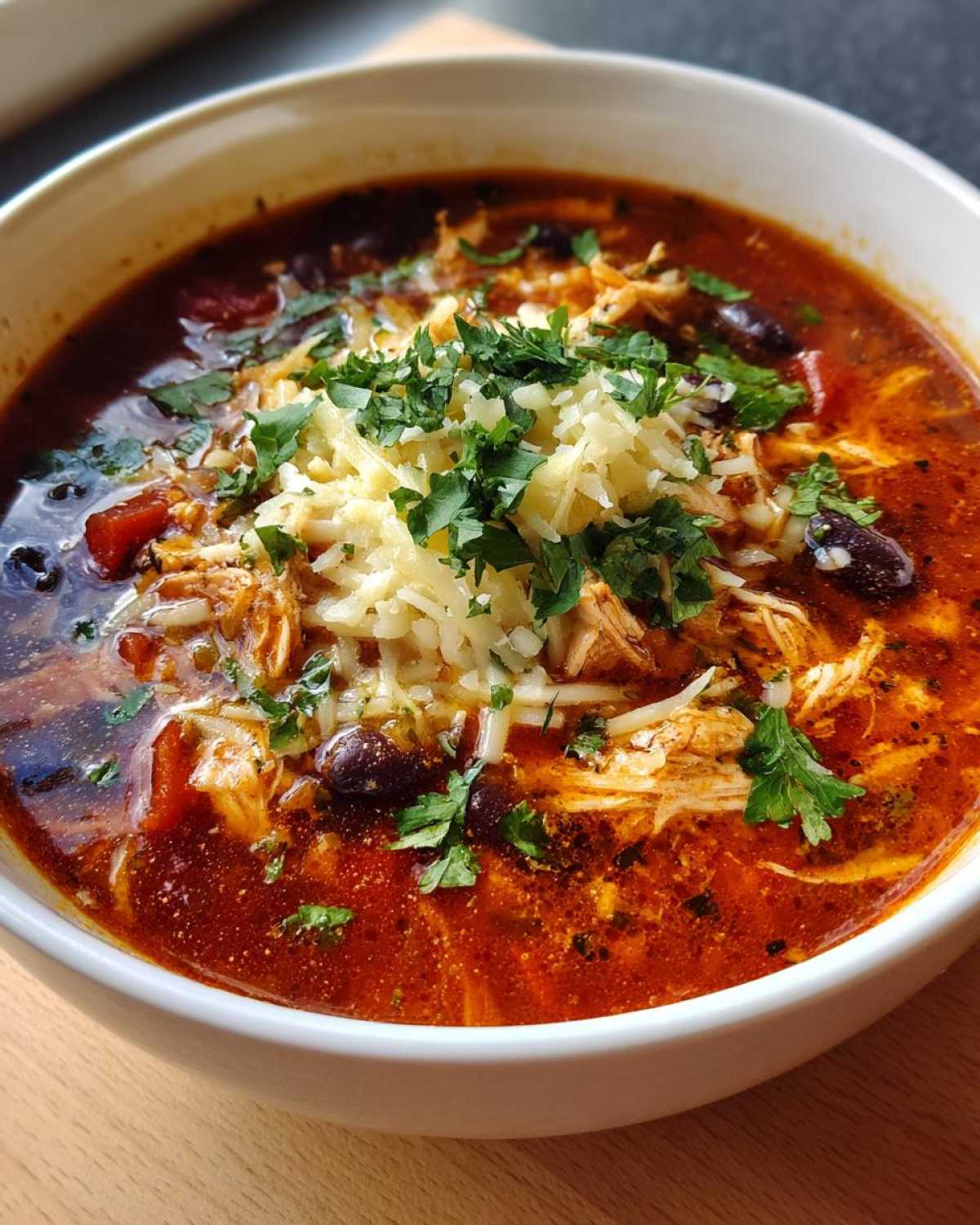 Chicken Enchilada Soup - detail 2