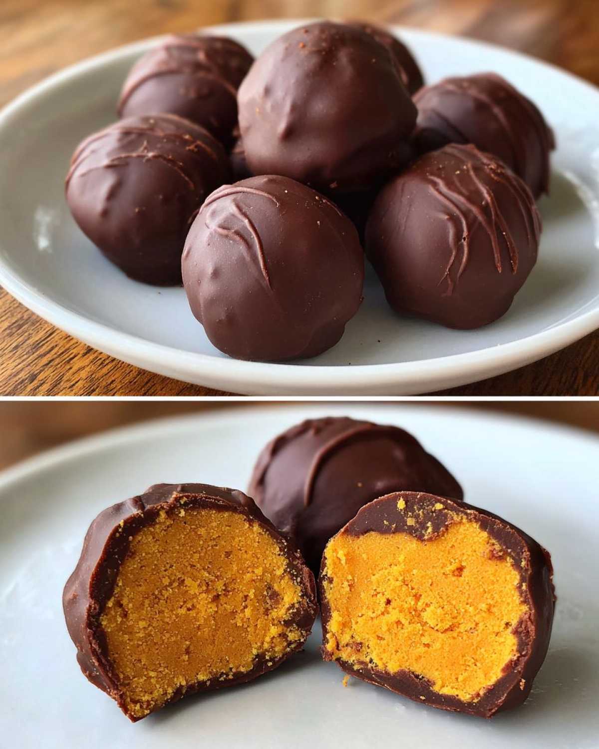 Chocolate Pumpkin Truffles - detail 2