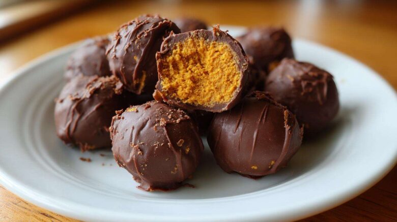 Chocolate Pumpkin Truffles