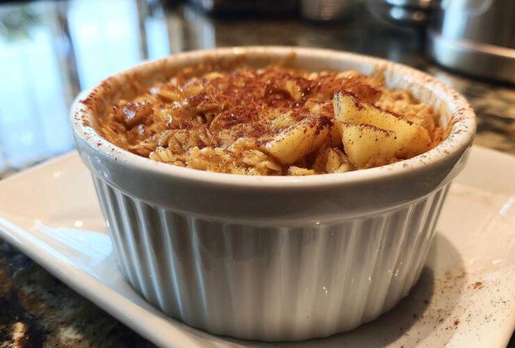 Cinnamon Apple Baked Oatmeal