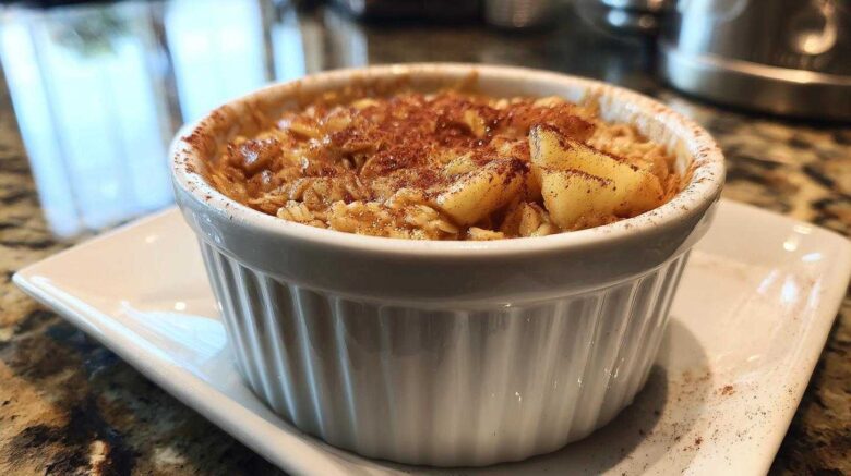 Cinnamon Apple Baked Oatmeal