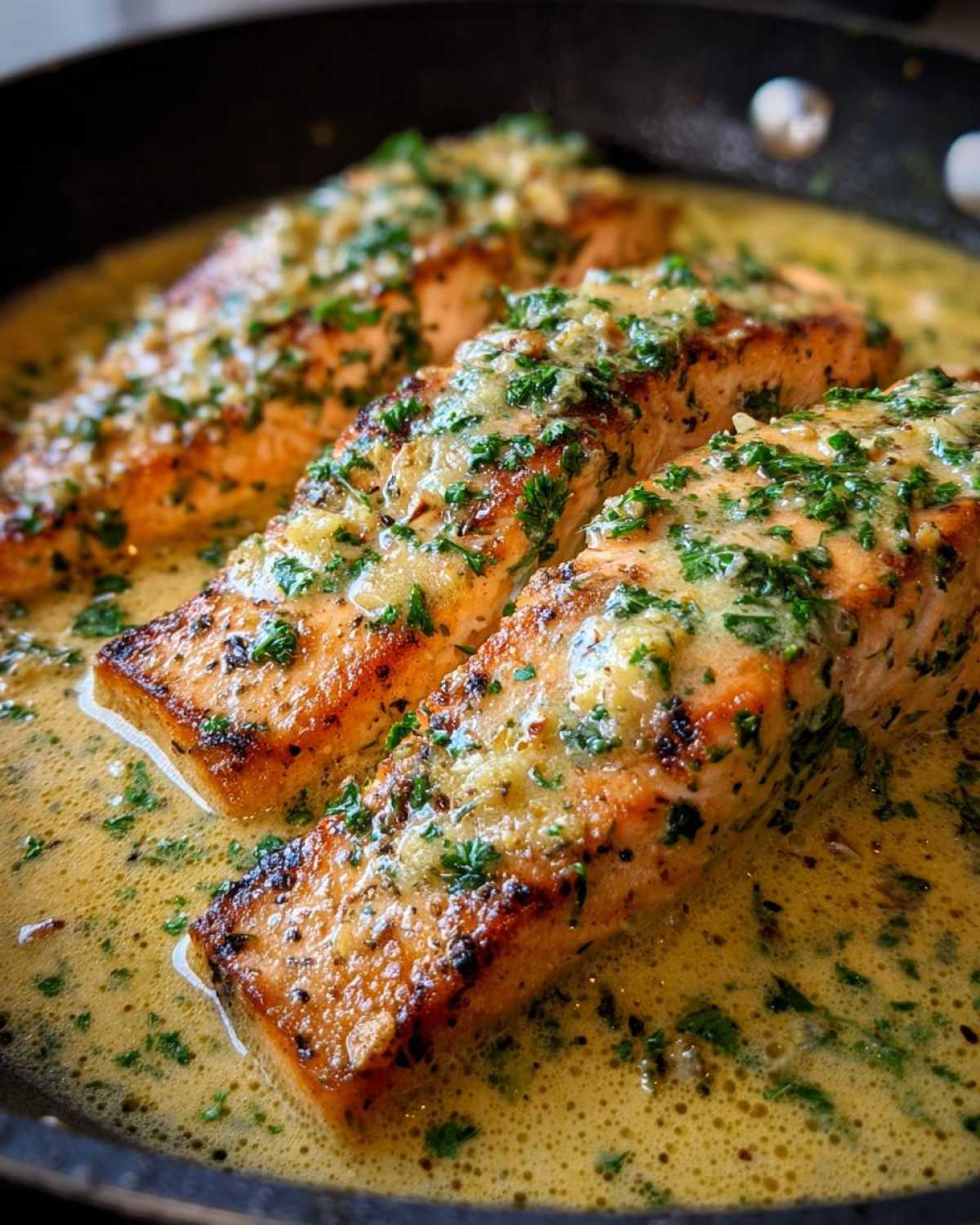 Creamy Garlic Salmon - detail 3