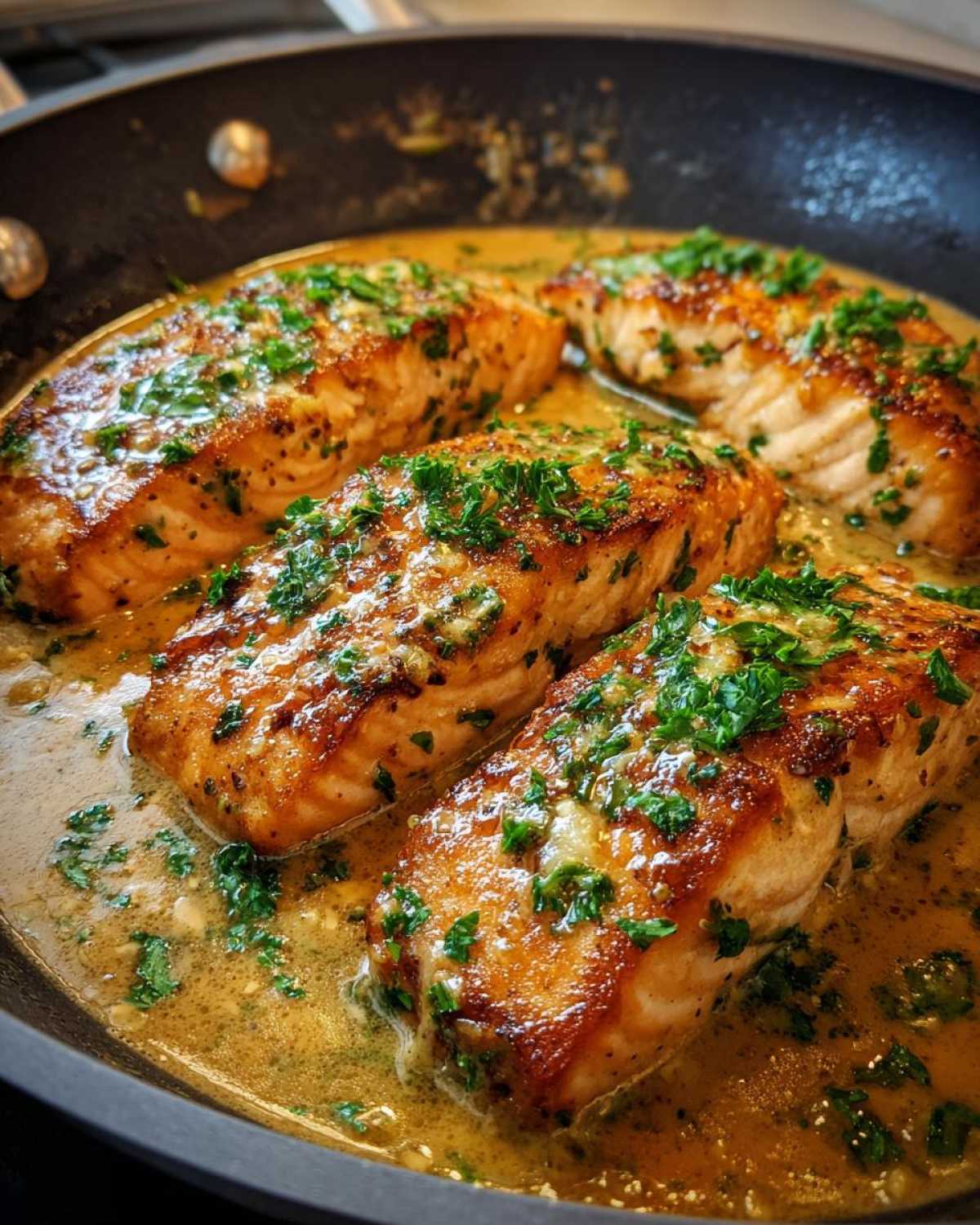 Creamy Garlic Salmon - detail 4
