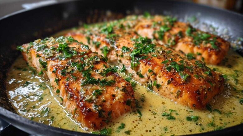 Creamy Garlic Salmon