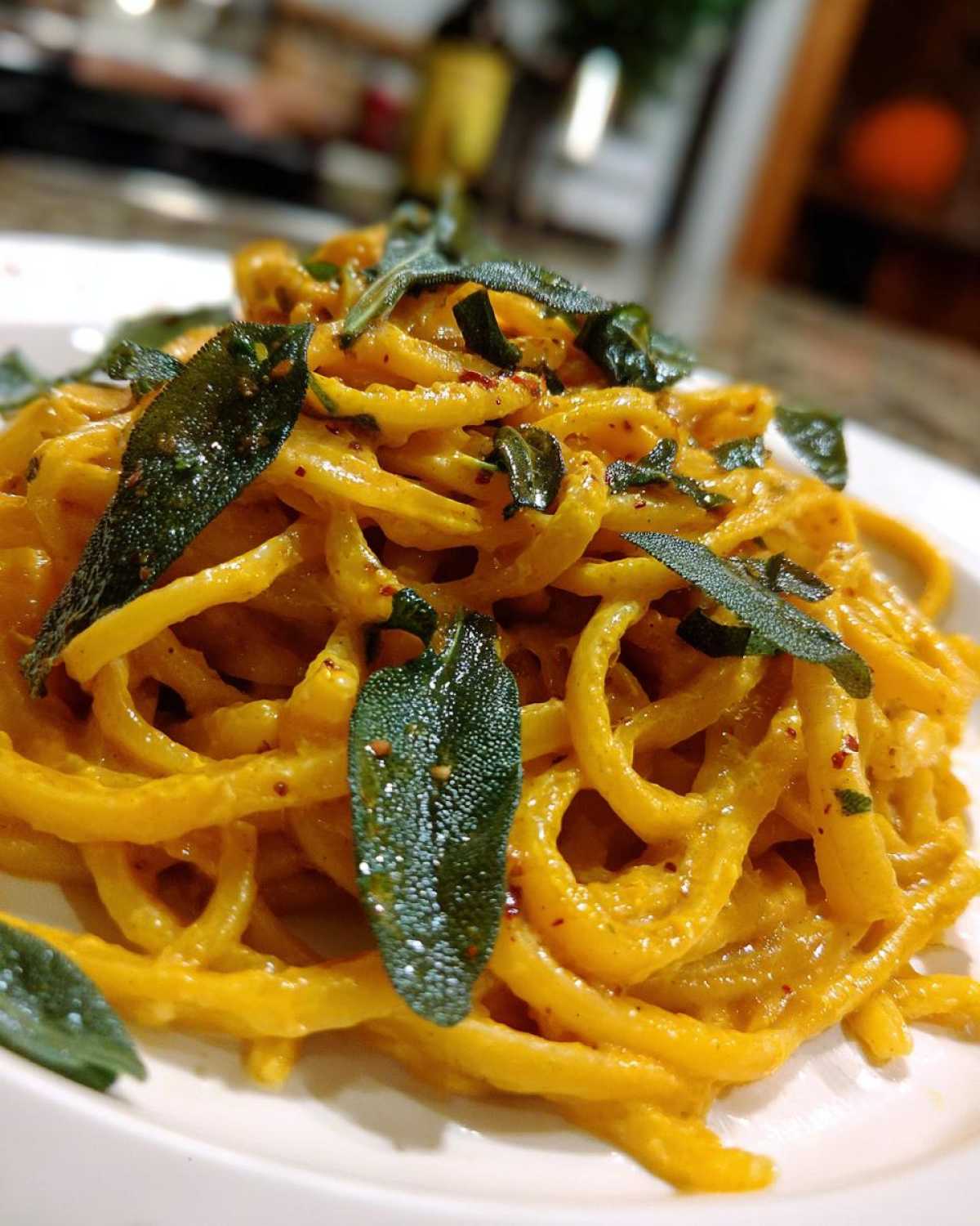 Creamy Pumpkin Sage Pasta - detail 4