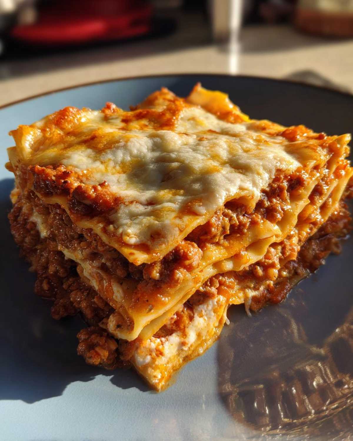 Easy Meat Lasagna - detail 2