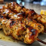 Greek Lemon Chicken Skewers