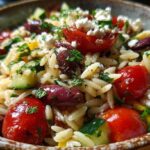 Greek Orzo Salad with Feta