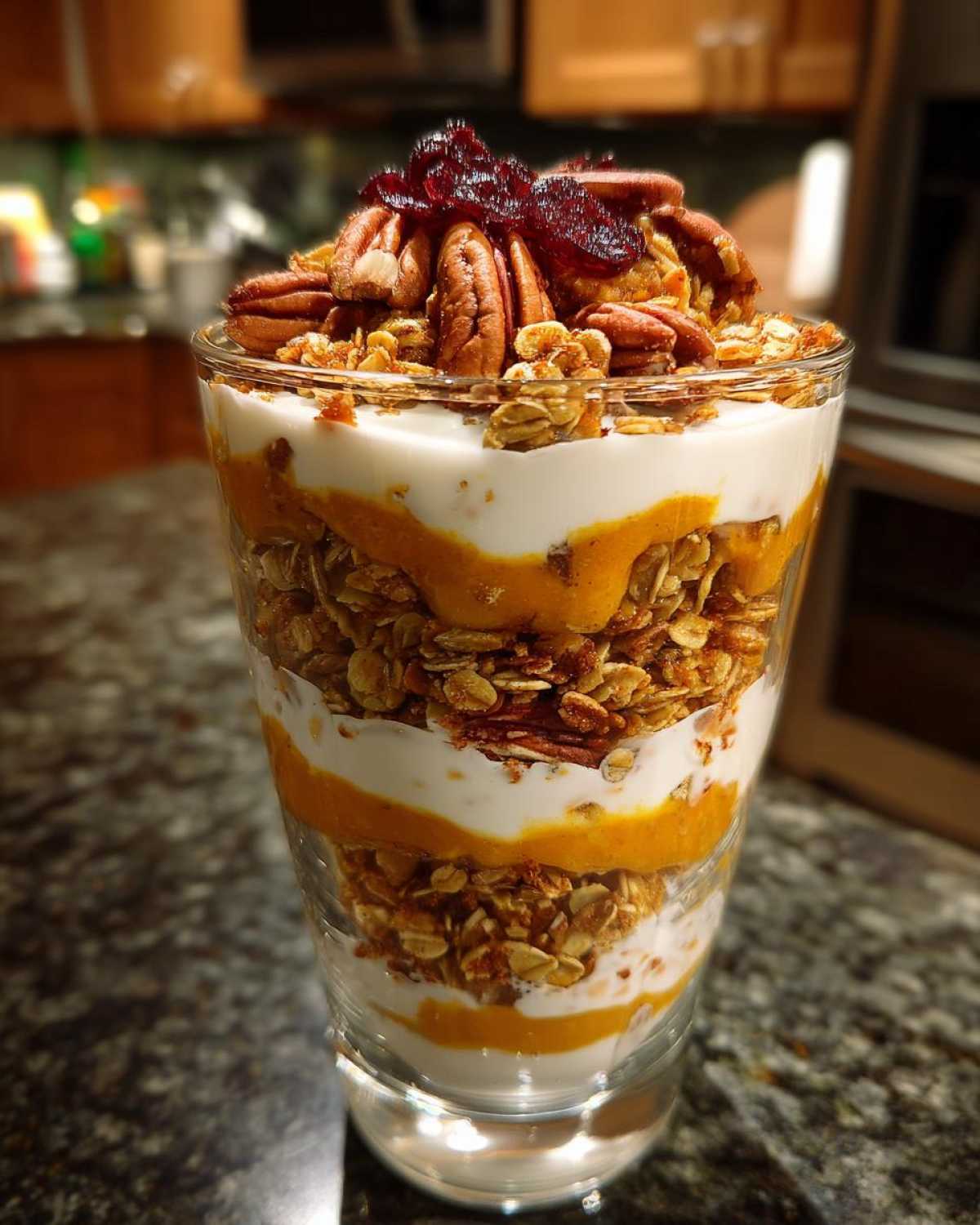 Greek Yogurt Pumpkin Parfait - detail 1