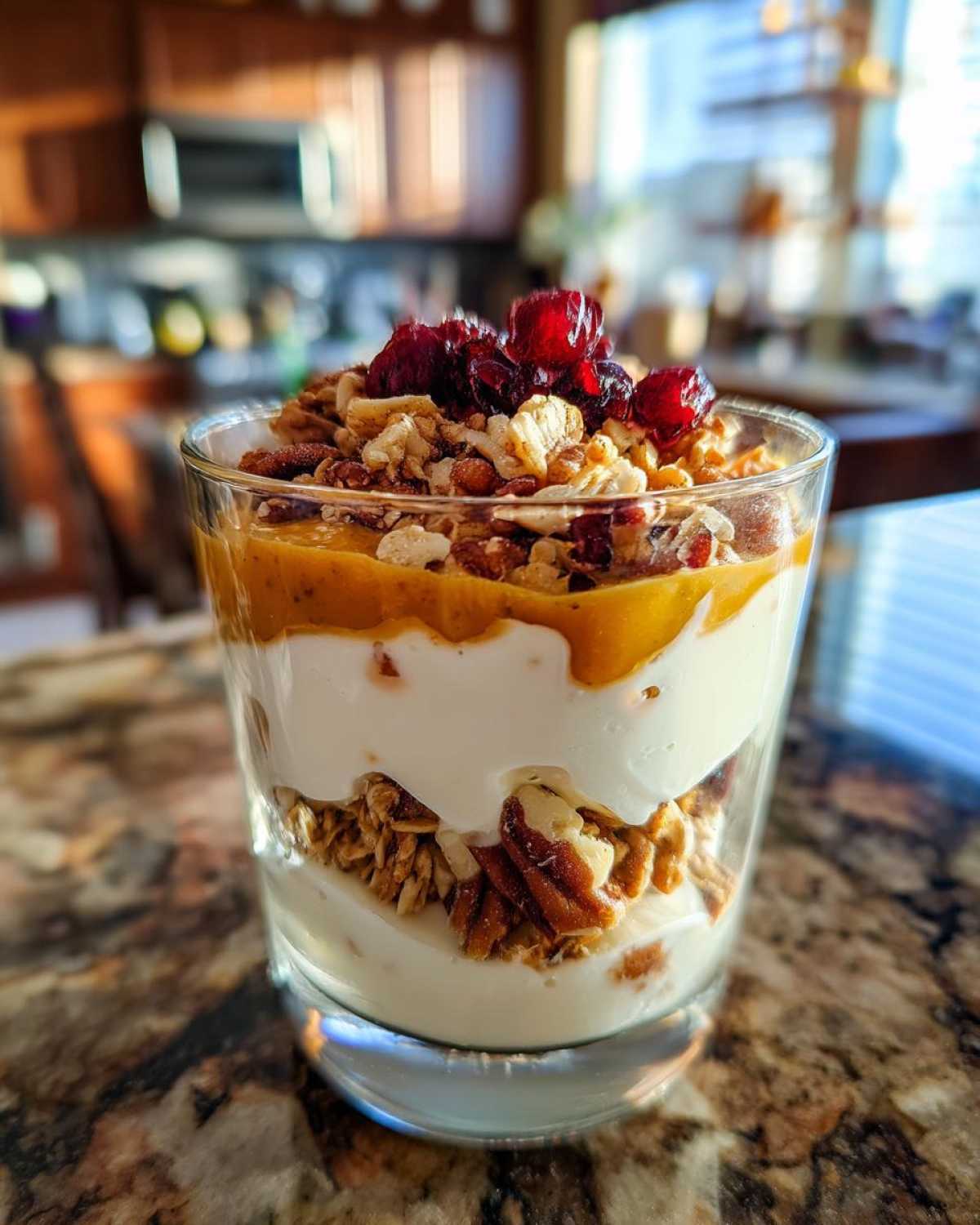 Greek Yogurt Pumpkin Parfait - detail 3