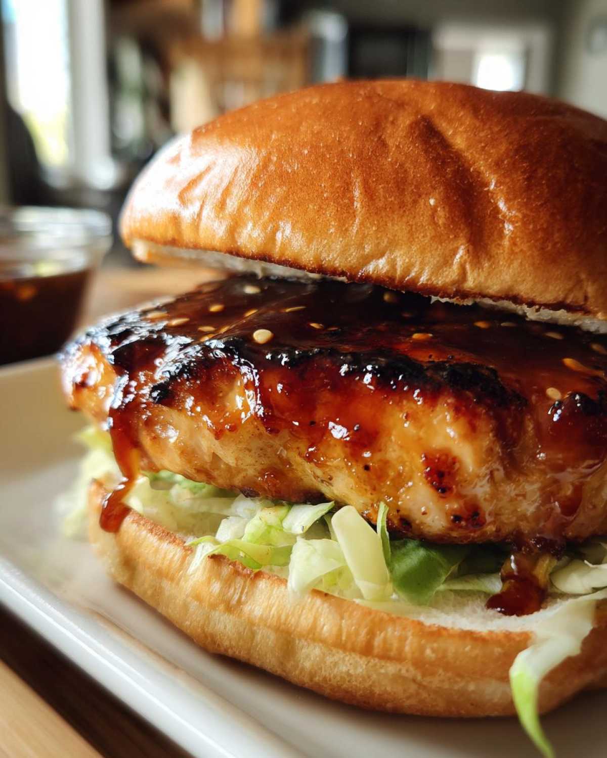 Grilled Chicken Teriyaki Burgers - detail 1