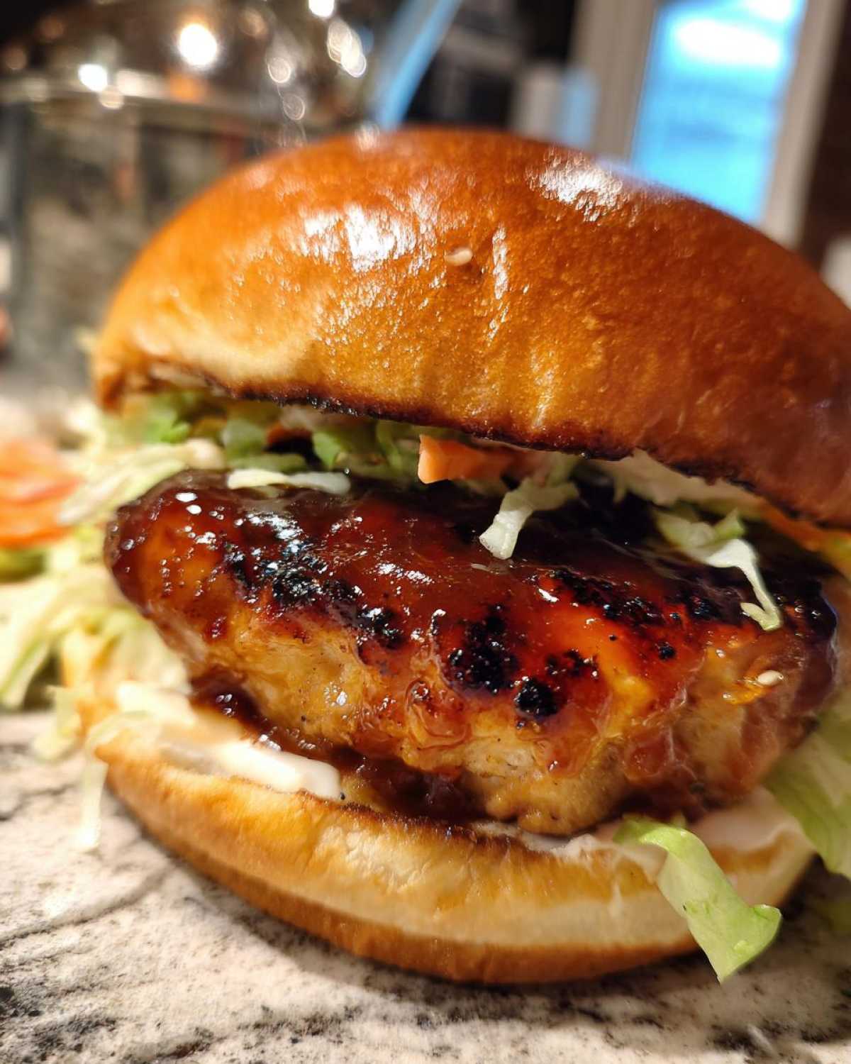 Grilled Chicken Teriyaki Burgers - detail 2