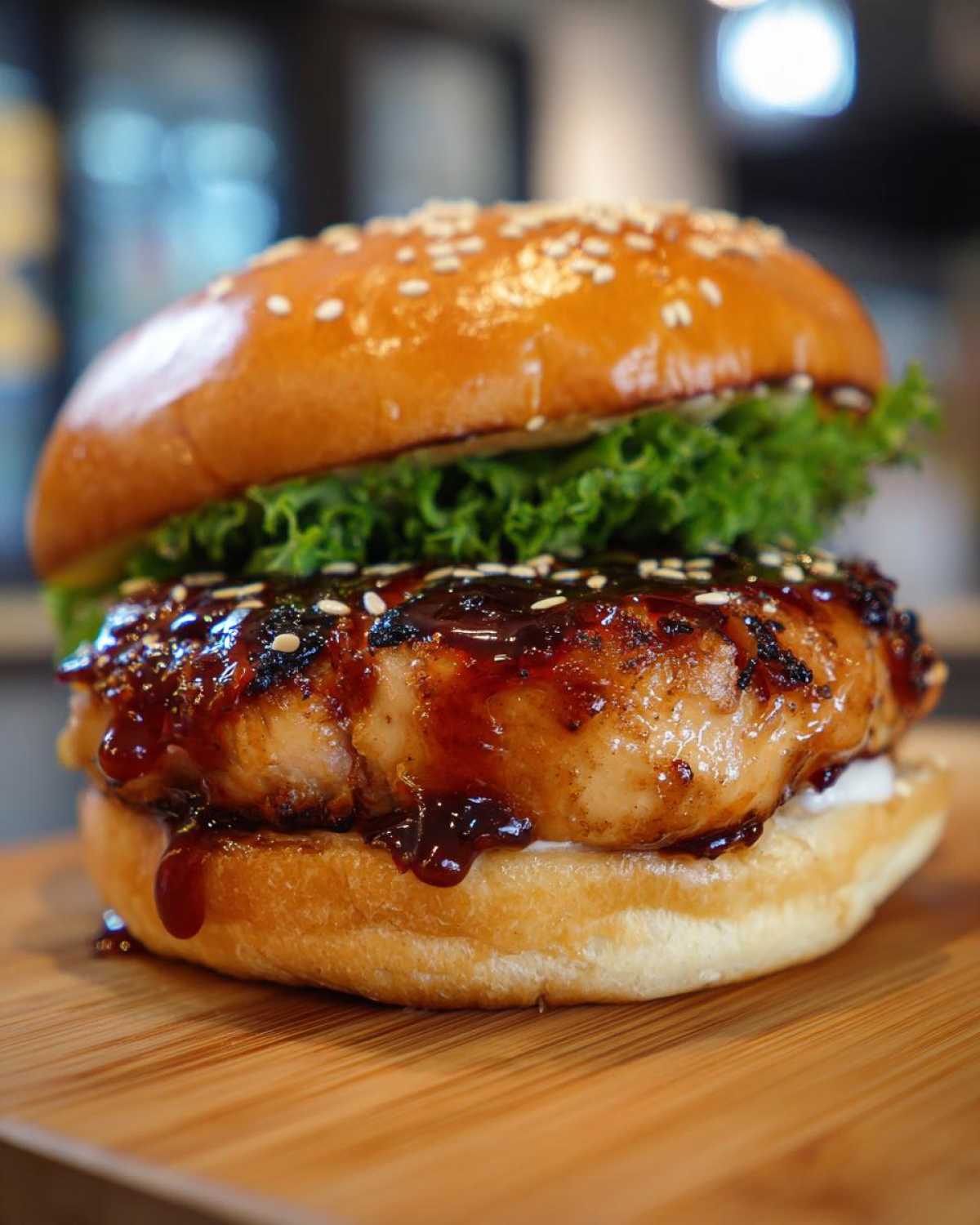 Grilled Chicken Teriyaki Burgers - detail 4