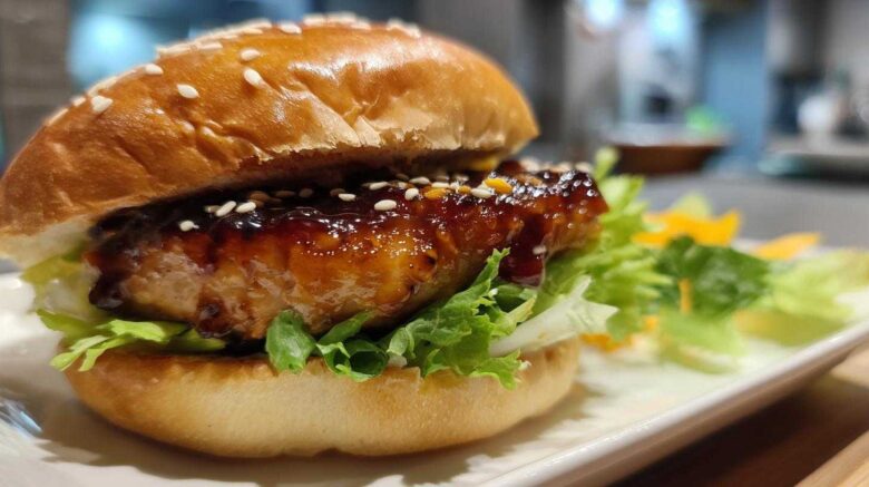 Grilled Chicken Teriyaki Burgers