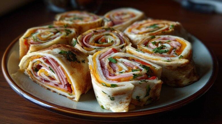 Ham and Cheese Pinwheels